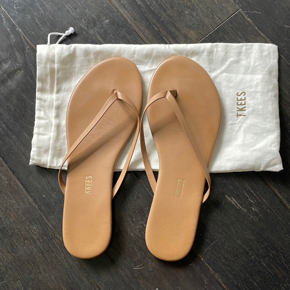 TKEES Nudes Flip Flops